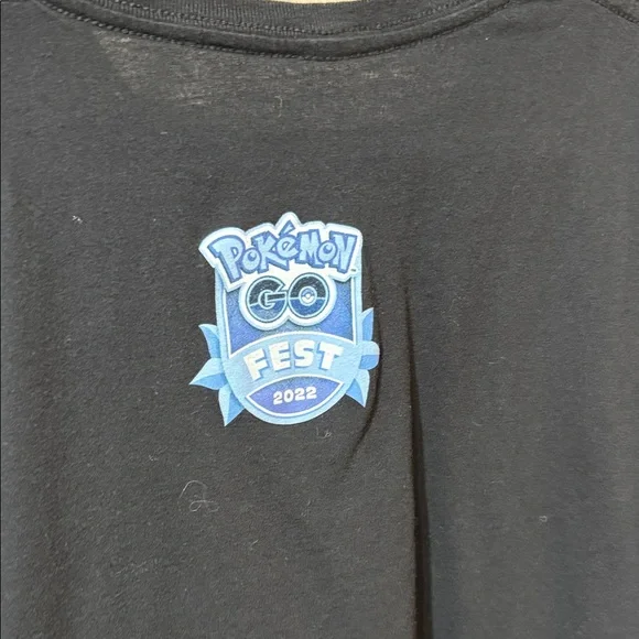 Pokemon Black Tee with Vibrant Circular Design - Picture 6 of 6